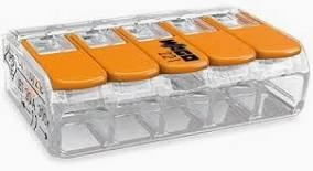 Wago 5*1,5 átlátszó,oldható 25db/csomag