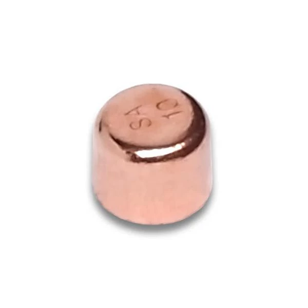 Vörösréz zárókupak 6mm